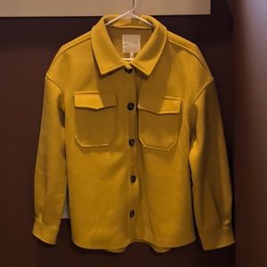 NWOT Avec les filles yellow shacket 😊